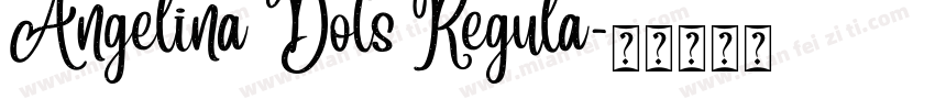 Angelina Dots Regula字体转换